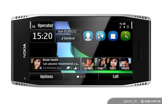 Nokia X7 搭配4吋螢幕強調娛樂