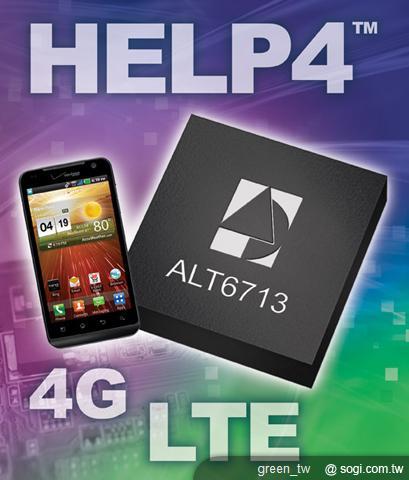 第四代低功耗高效率(HELP4)的 LTE 功率放大器(PA)- ALT6713