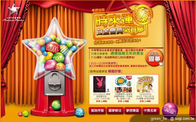 年終加碼,中華電信助你扭轉夢想